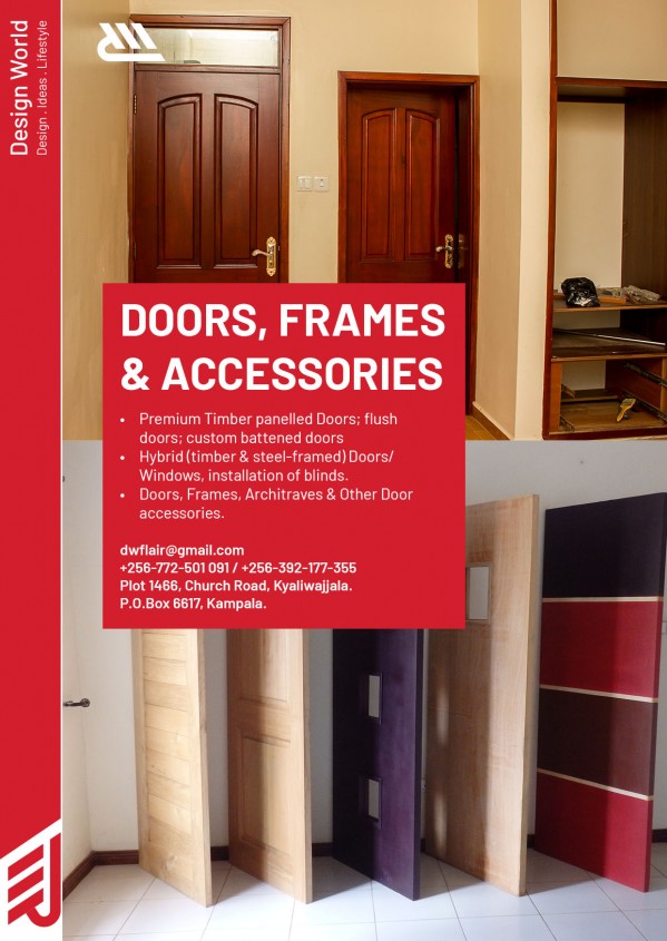 Design World Ltd Kampala Uganda, Wooden Door Frames In Uganda
